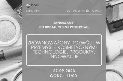 „Zrównoważony rozwój w przemyśle kosmetycznym - technologie, produkty, innowacje