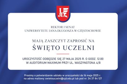 Święto Uniwersytetu Jana Długosza w Częstochowie