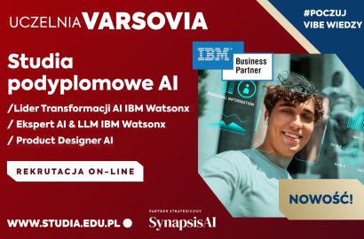 Nowe kierunki studiów podyplomowych z zakresu sztucznej inteligencji w Uczelni Biznesu i Nauk Stosowanych Varsovia