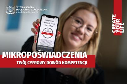 Mikropoświadczenia i odznaki cyfrowe – nowoczesne potwierdzenie kompetencji studentów WSIiZ