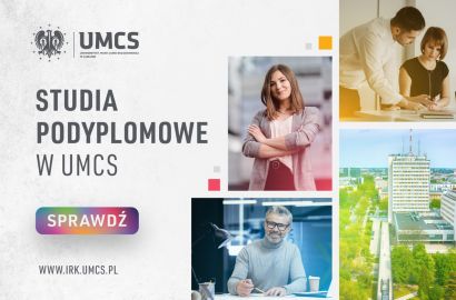 Zrób krok ku lepszej przyszłości - zapisz się na studia podyplomowe na UMCS do 30 września