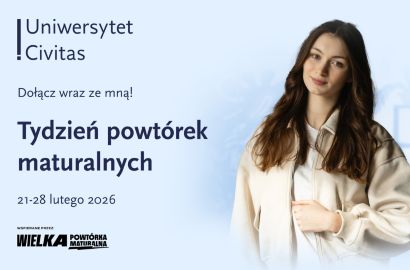 Tydzień powtórek maturalnych 2026 – bezpłatne warsztaty z Uniwersytetem Civitas
