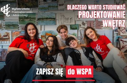Studiuj Projektowanie wnętrz w WSPA! 