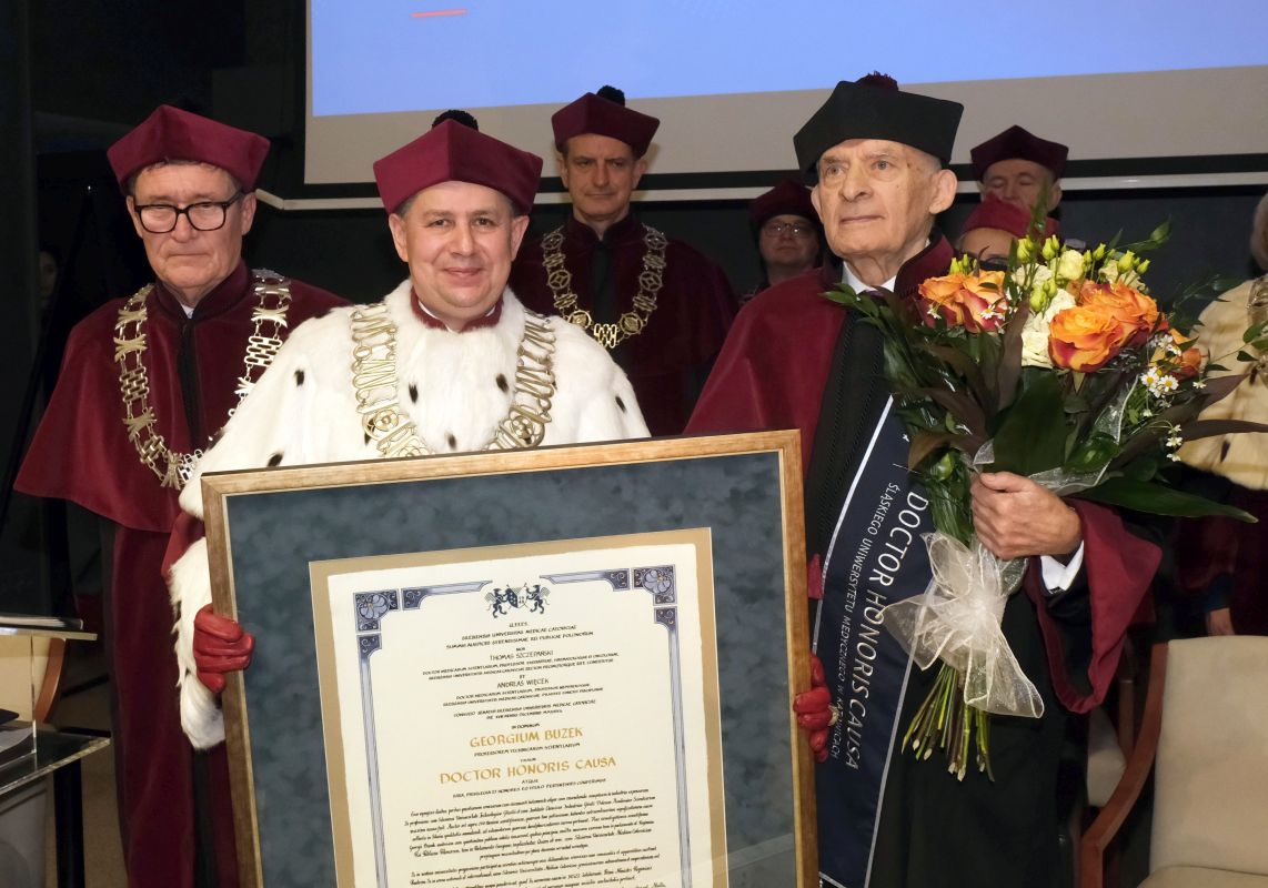 Wyjątkowa uroczystość w SUM - nadanie tytułu Doctora Honoris Causa prof. Jerzemu Buzkowi